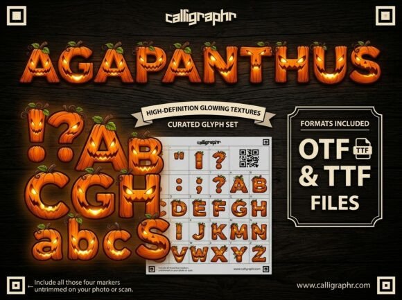 Agapanthus Display Font for Web Design