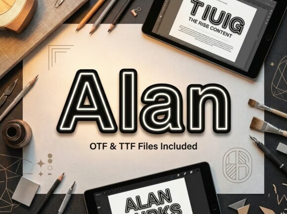 Alan: The Elegant Serif Typeface for Editorial Design