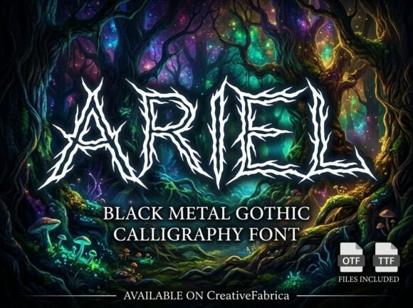 Ariel Typeface for Bold Campaign Visuals
