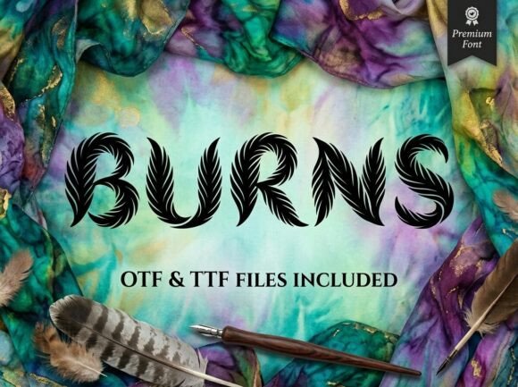 Burns Typeface: Elevating Display Fonts for Organic Campaigns