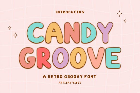 Candy Groove: A Retro Display Font for Bold Campaigns