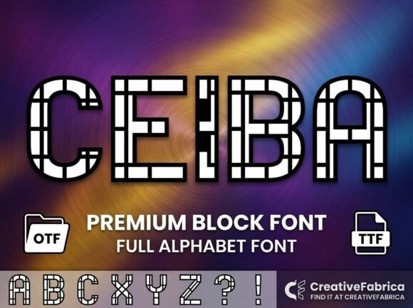 Ceiba: A Bold Display Font for Impactful Campaigns