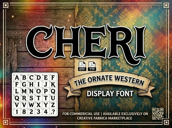 Cheri Font: Bold Western Display for Campaigns