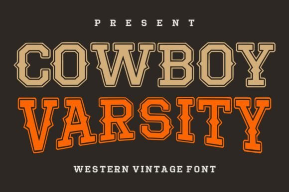 Cowboy Varsity Typeface for Bold Campaigns