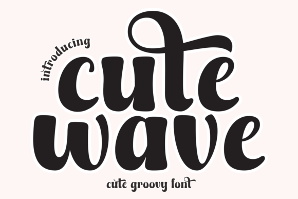 Cute Wave Font: A Retro Serif for Editorial Design