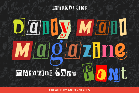 Daily Mail Magazine Font for Crafters