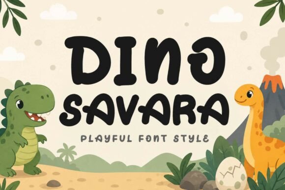 Dino Savara Font for Creative Makers