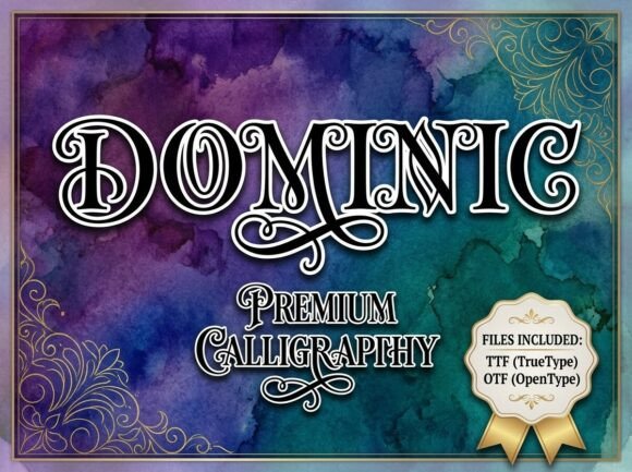 Dominic: A Premium Display Font for Elegant Branding