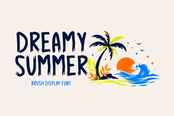 Dreamy Summer: The Perfect Display Font for Tropical Campaigns