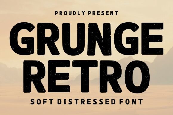 Grunge Retro: The Bold Display Font for Vintage Branding