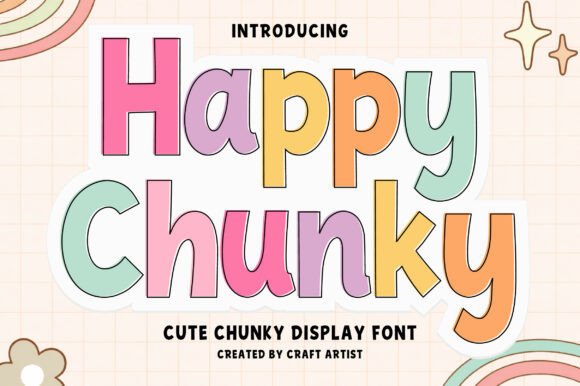 Happy Chunky Font: Bold Display Typography for Marketers