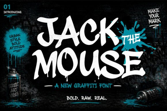 Jack the Mouse Font for Bold Web Headers