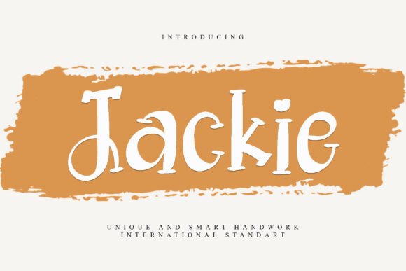 Jackie Font: Elegant Display Typography for Web Design