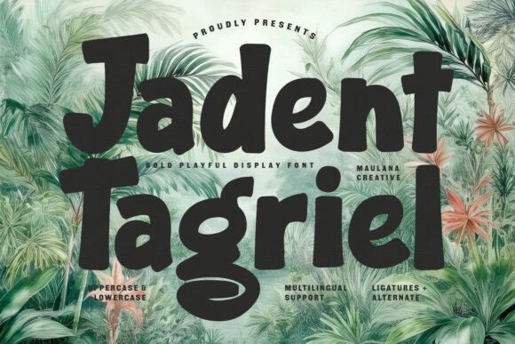 Jadent Tagriel: A Bold Display Font for Editors