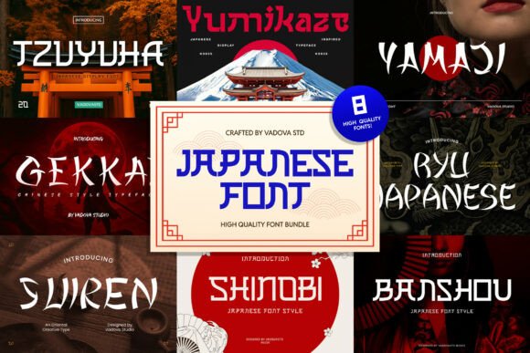Japanese Bundle Typeface for Modern Branding
