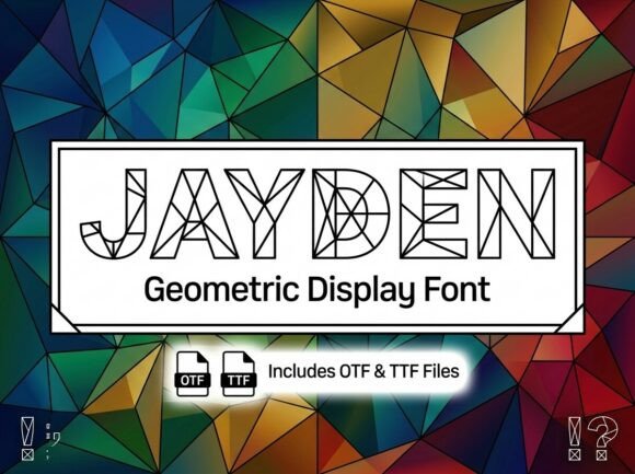 Jayden: The Sharp Display Font for Modern Brands