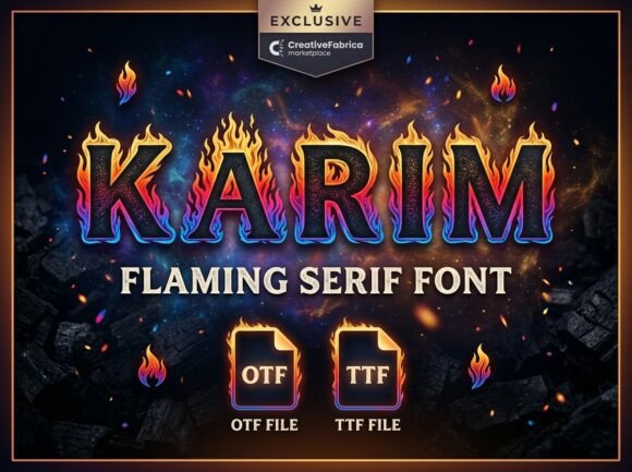 Karim Font Review: A Fiery Serif for Bold Branding