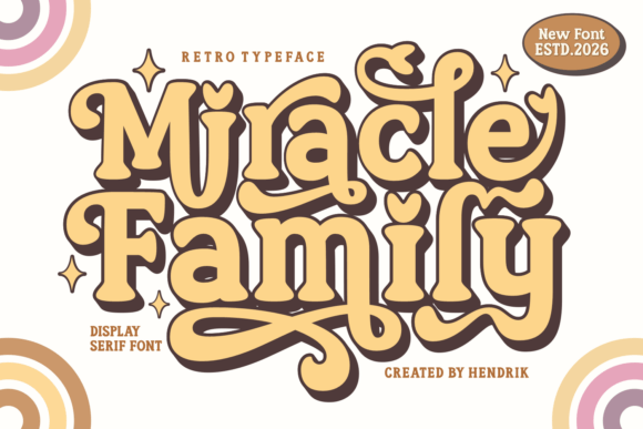 Miracle Family Font for Small Business Branding