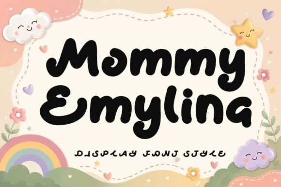 Mommy Emylina: A Playful Display Font for Branding