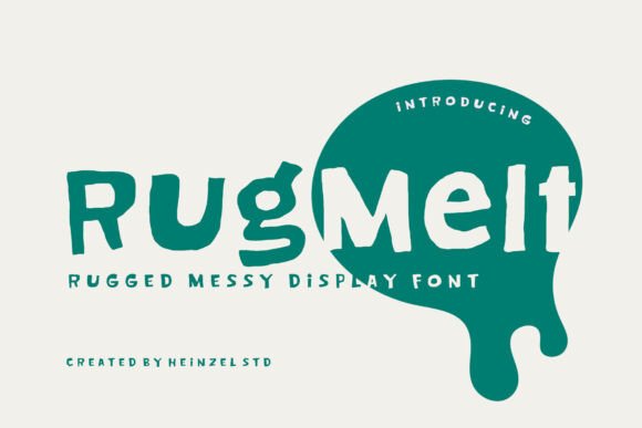 Rugmelt: A Bold Display Font for Editorial Design