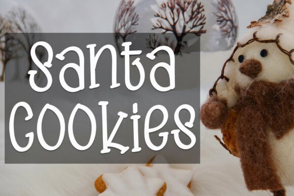 Santa Cookies Font for Professional Branding