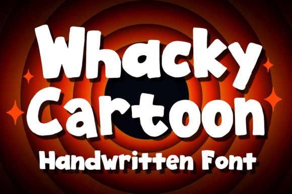 Whacky Cartoon Font for Playful Branding