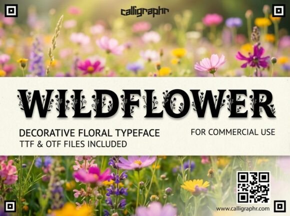 Wildflower Typeface for Scroll-Stopping Visuals