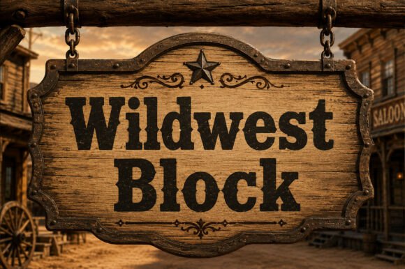 Wildwest Block Font for Bold Business Branding